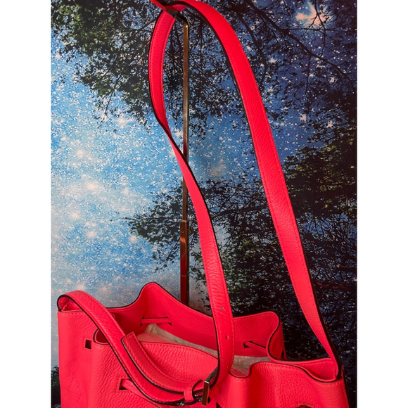 Fire 🔥 Kate Spade Tote Bag Hot Pink Tassle Beautiful VGC W Dustie - Picture 15 of 16